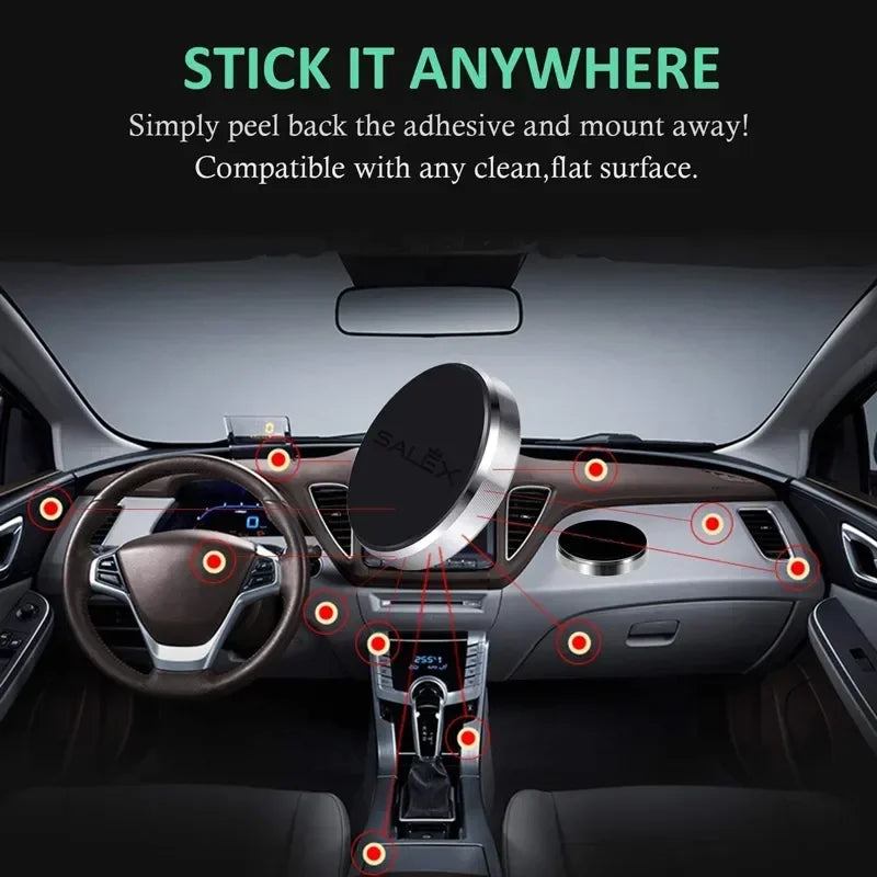 Soporte Magnético para Celular en Auto — Universal 360°