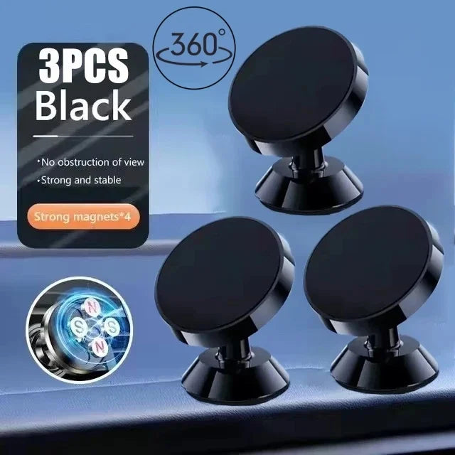 Soporte Magnético para Celular en Auto — Universal 360°
