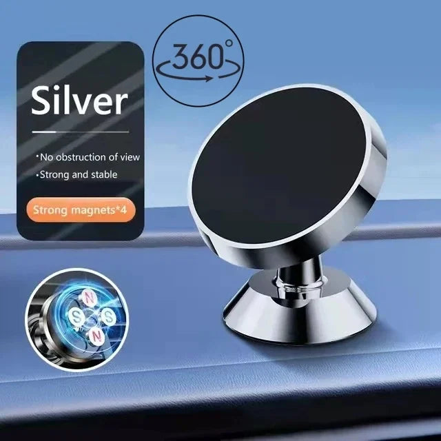 Soporte Magnético para Celular en Auto — Universal 360°