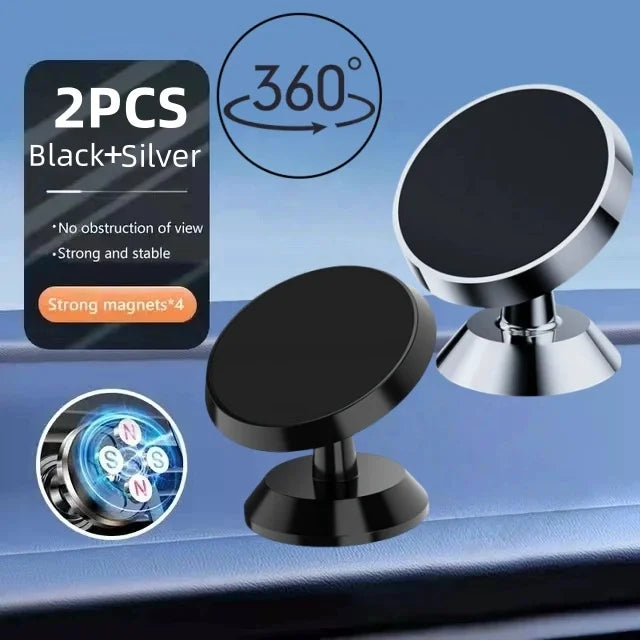 Soporte Magnético para Celular en Auto — Universal 360°