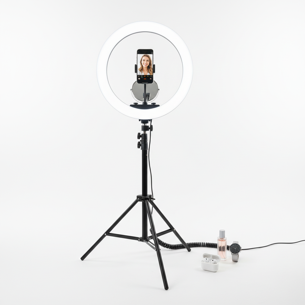 Ring Light LED Profesional para Selfies y Videos