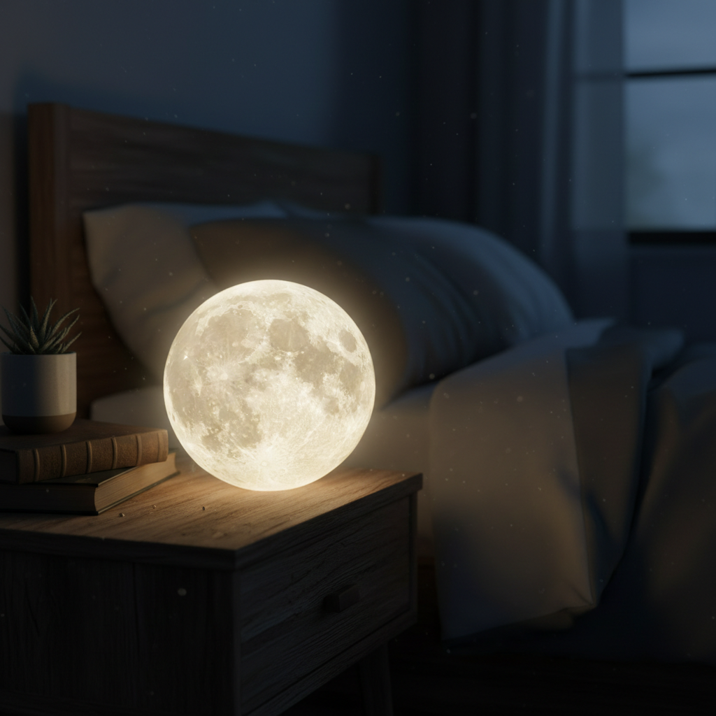 Lámpara de Luna 3D